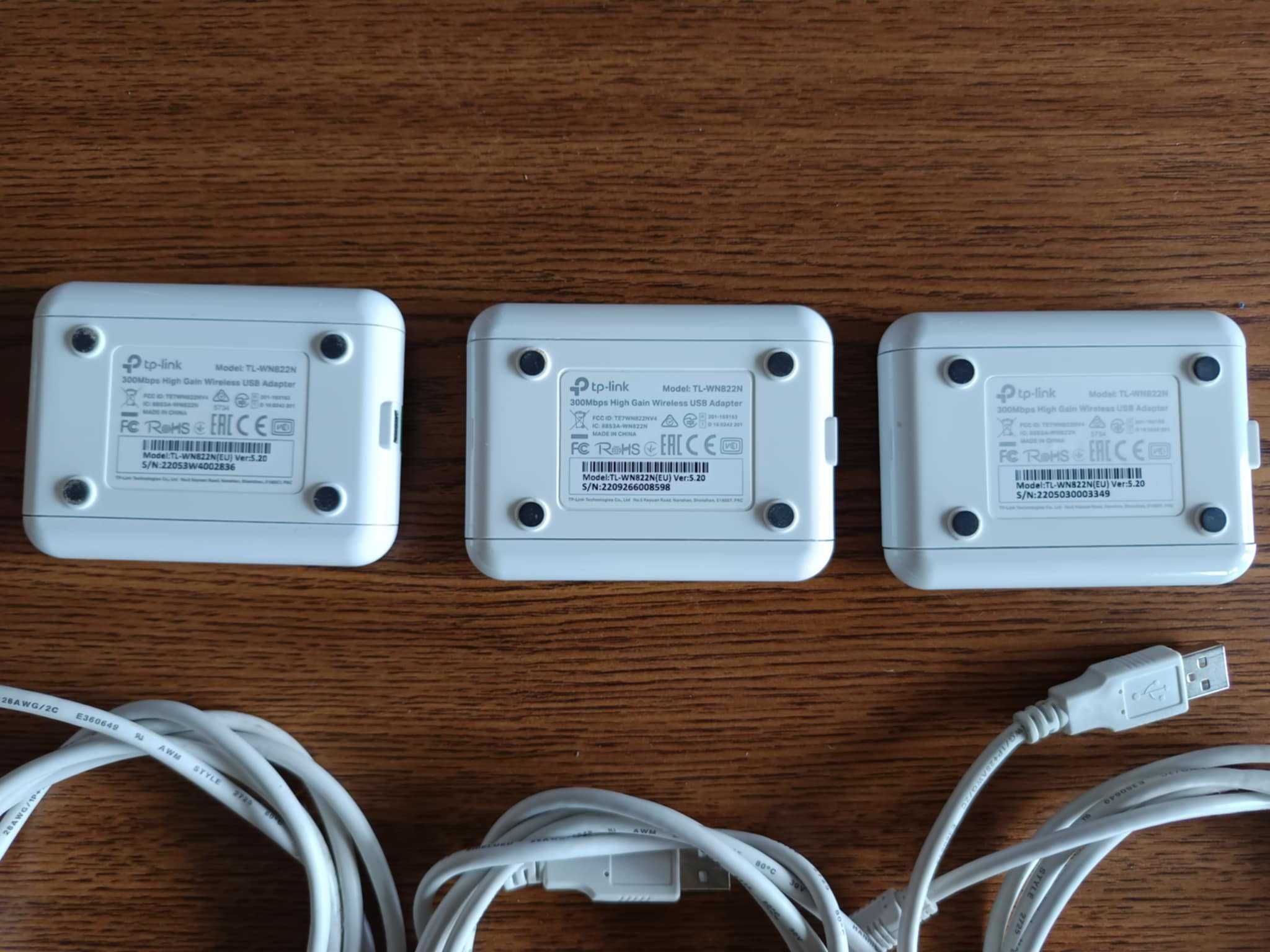 KARTA SIECIOWA USB adapter WIFI TP-LINK 300 MBPS 2sztuki komplet