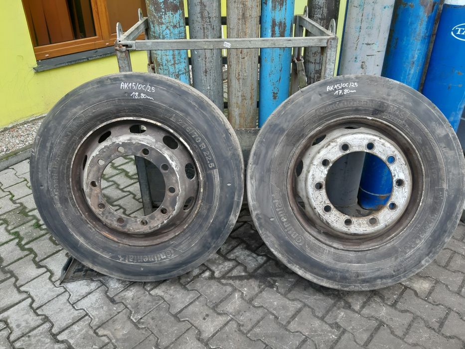 Opony Felgi Koła Ciężarowe 275/70 R22.5 152/148J Continental