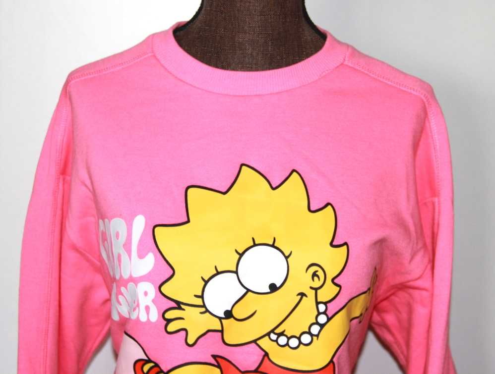 The Simpsons Simpson Simpsonowie różowa bluza bluzka s 36 xs 34 m 38