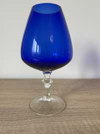 Kobaltowy, niebieski kielich, wazon.
