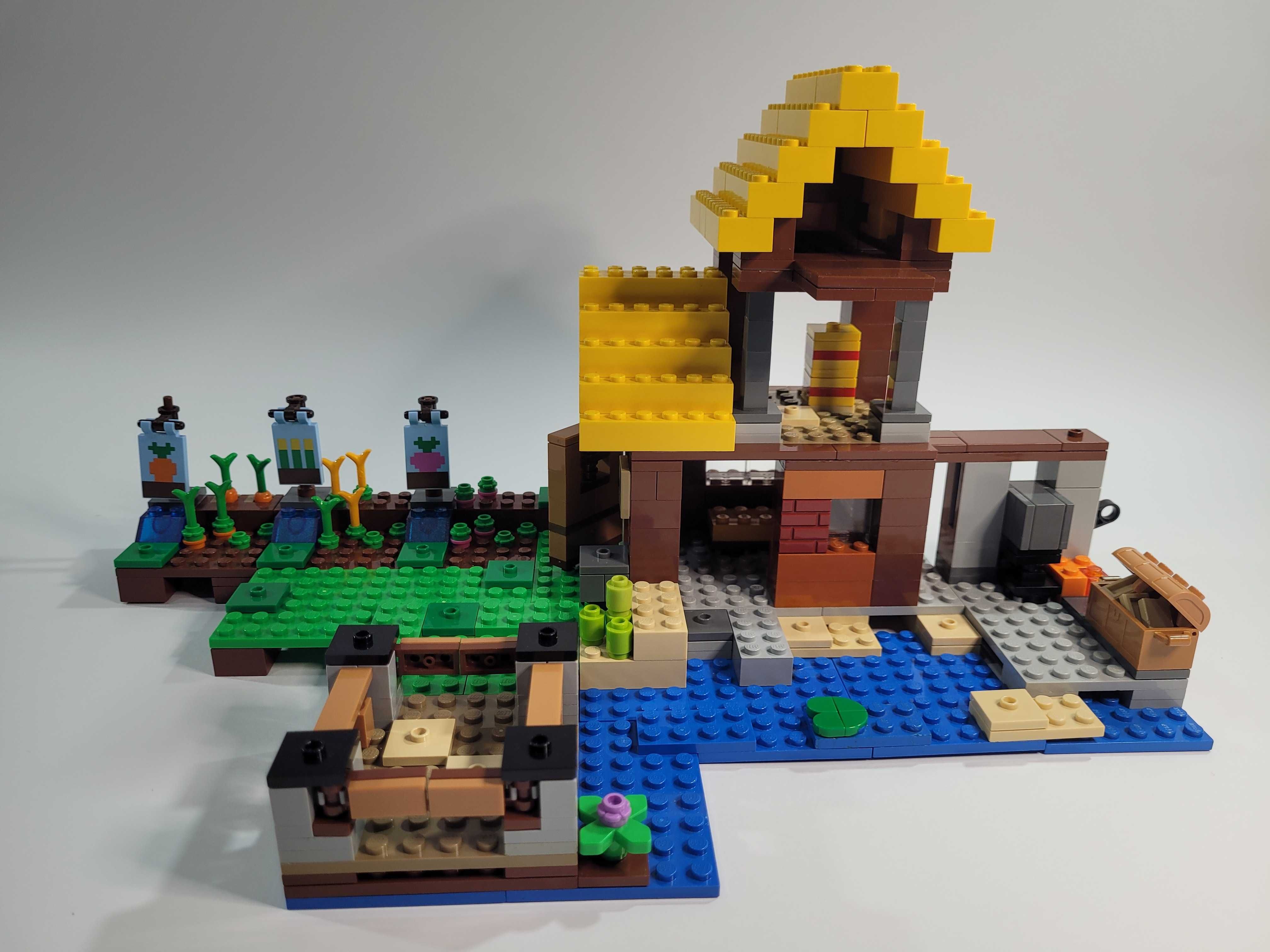 Kompletny zestaw LEGO Minecraft 21144 - Wiejska chatka