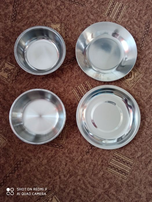 Тарелки, миски нержавейка
