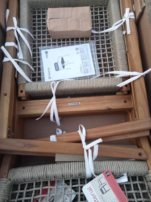 4 Poltronas em Acácia para jardim ( alta qualidade)