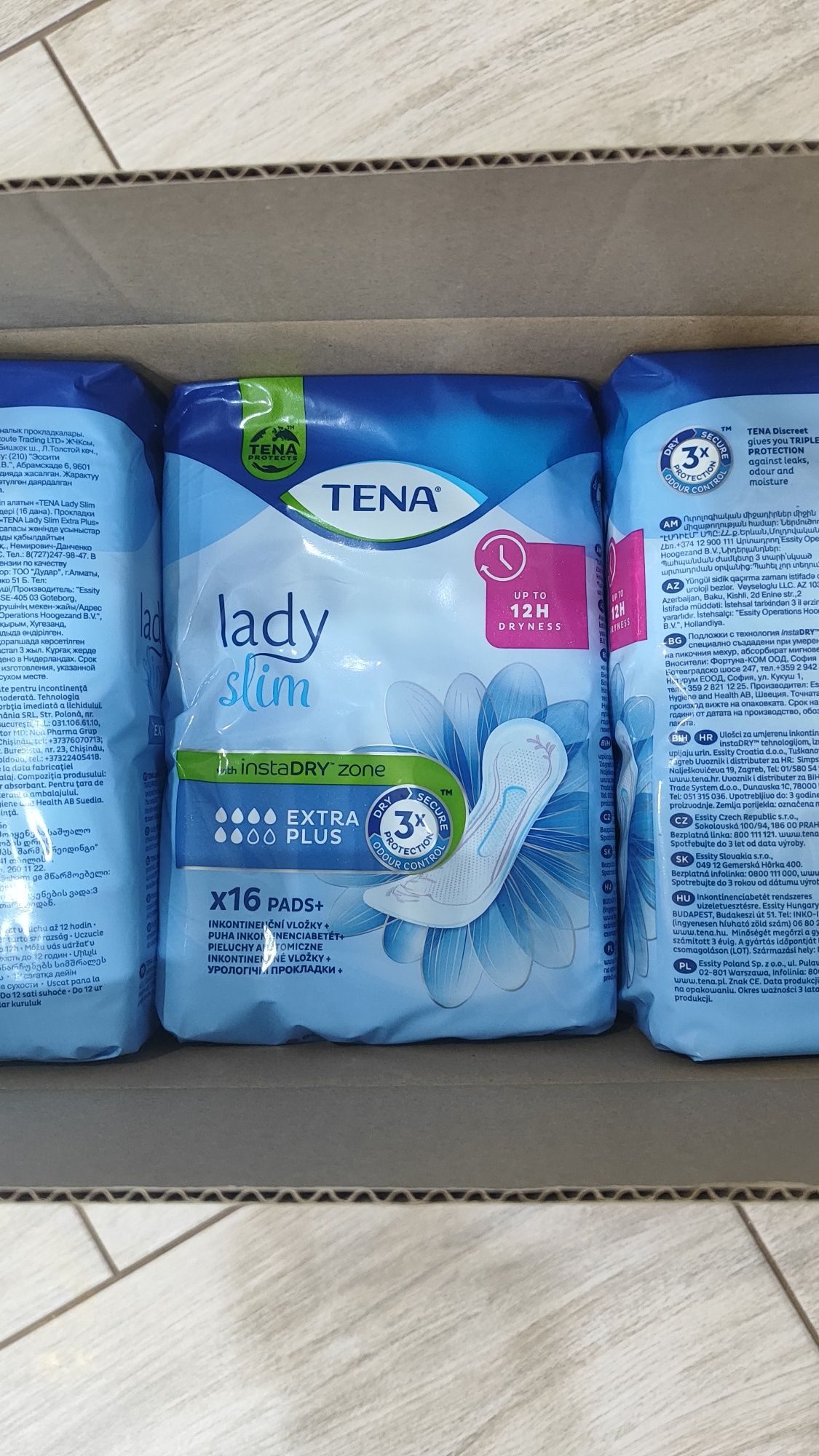 Wkładki anatomiczne TENA Lady Extra Plus 12x16szt