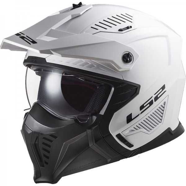 Nowy Kask Motocyklowy LS2 OF606 DRIFTER Solid White