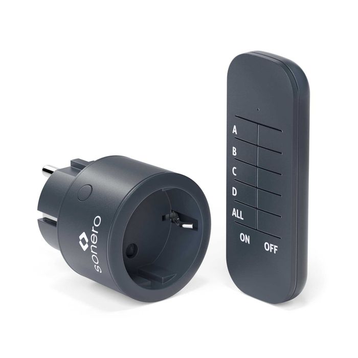 Zestaw gniazdo Sonero 2300W sterowane radiowo z pilotem łatwy montaż