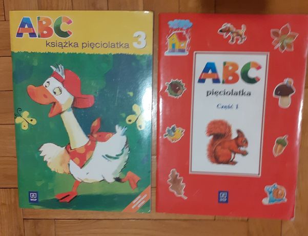 Sprzedam dwie, nowe, książki ABC pięciolatka
