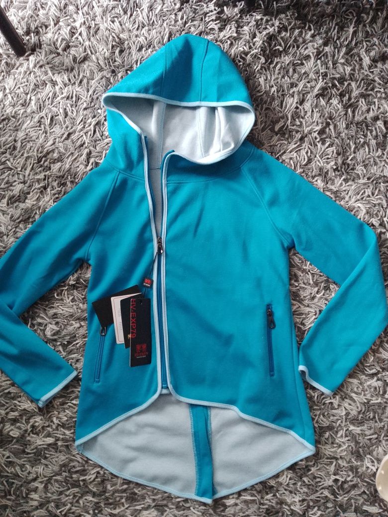 Bluza asymetryczna z kapturem