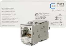 METZ CONNECT  RJ45 C6A moduł 180° Jack