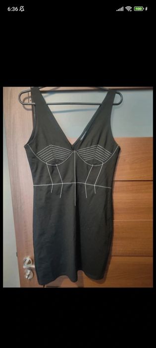 Mała czarna sukienka seksi 40 38 topshop wesele randka