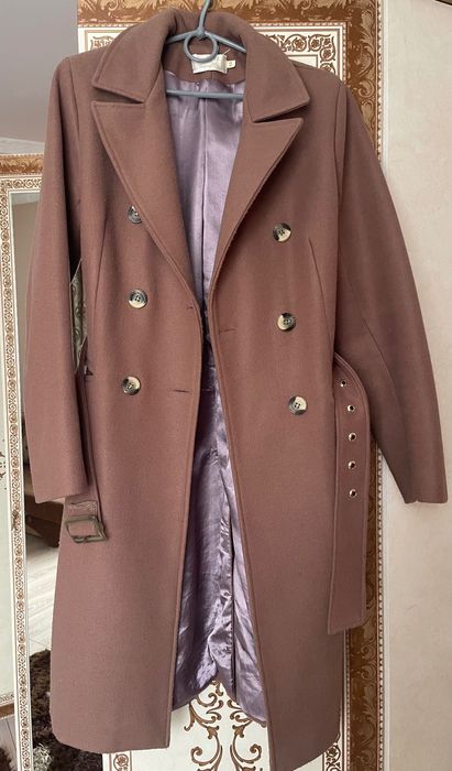 Пальто осіннє коричневе