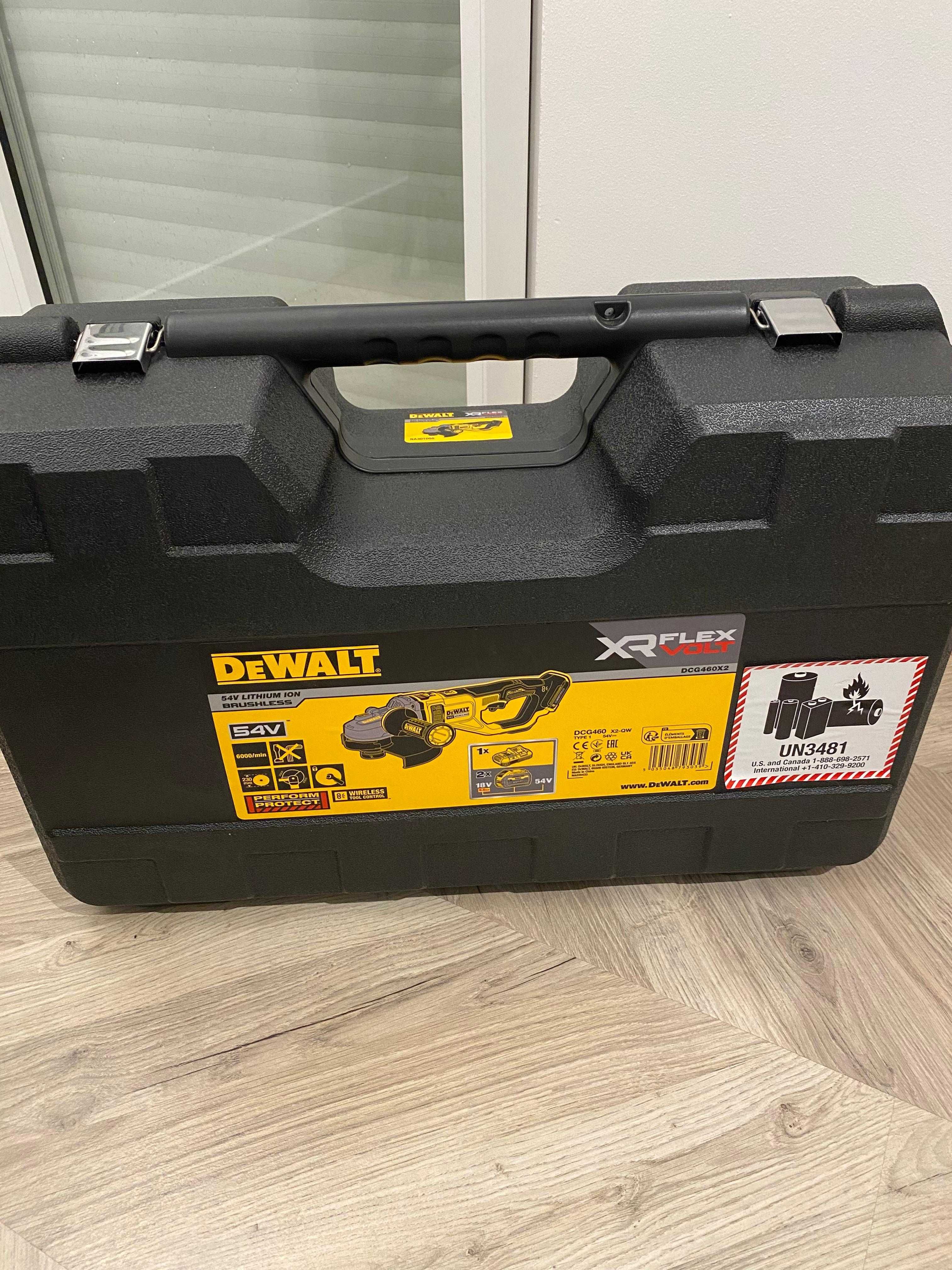 DeWalt Rebarbadora 54V max. DCG460X2