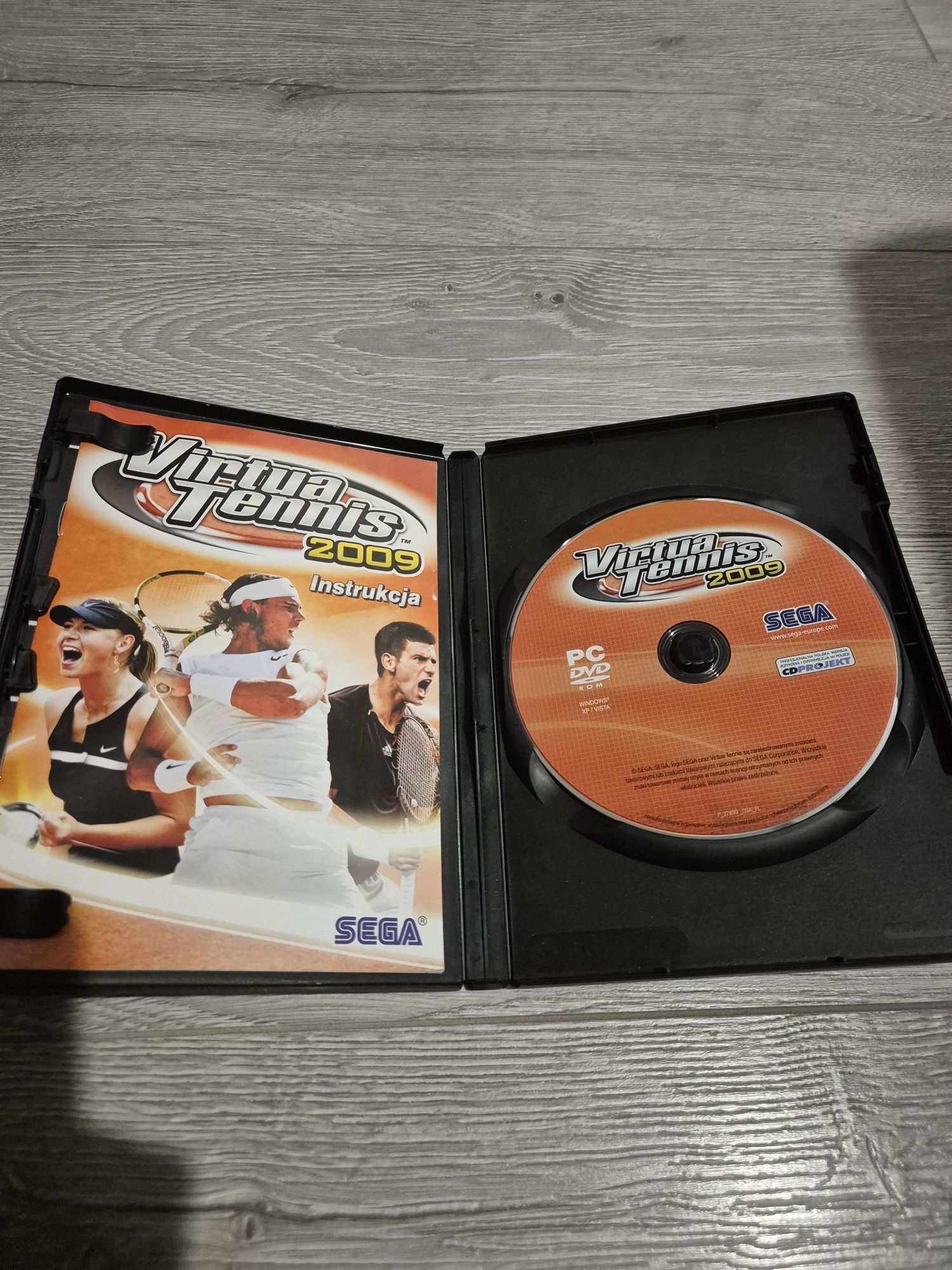 Gry PC Virtua tennis, beijing 2008, pro cycling manager, pure