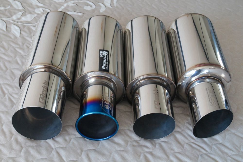 Прямоток глушитель HKS Kakimoto Greddy (JDM банка Honda Nissan Subaru