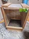 Terrarium drewniane - 36,5 x 32,5 x 52cm - praktyczne