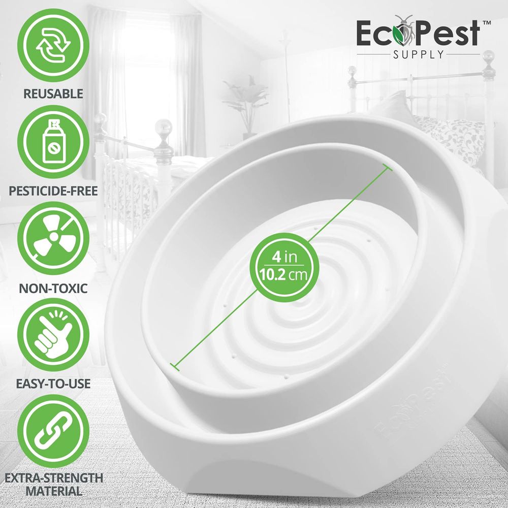 Bed Bug Blocker (Pro) Pułapka na owady (biała)  12 szt.