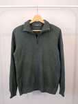 Dressmann męski sweter half zip ze stójką bawełna+ wełna jumper r.M