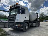 Scania R420 betonomieszarka gruszka rozsuwany lej 6m3