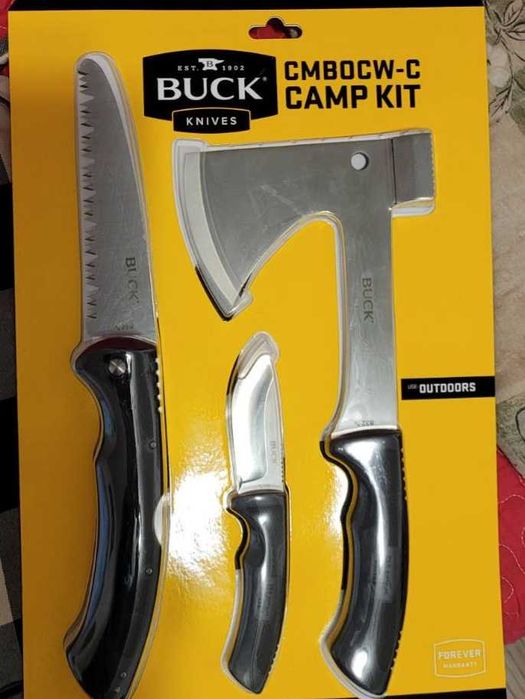 Сокира,пилка,ніж набір Buck Camp Kit