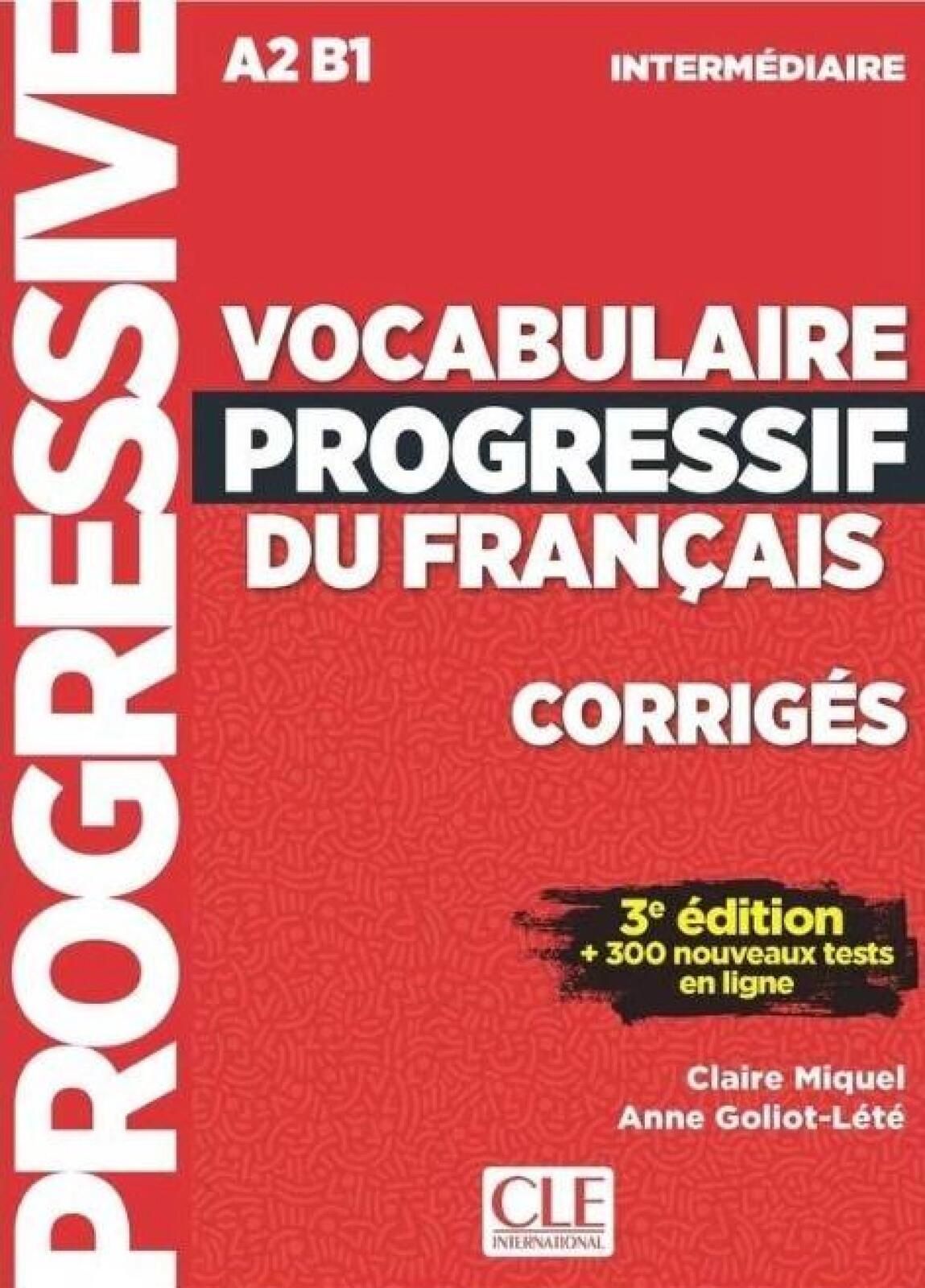 Vocabulaire progressif. klucz ed.3 A2/b1