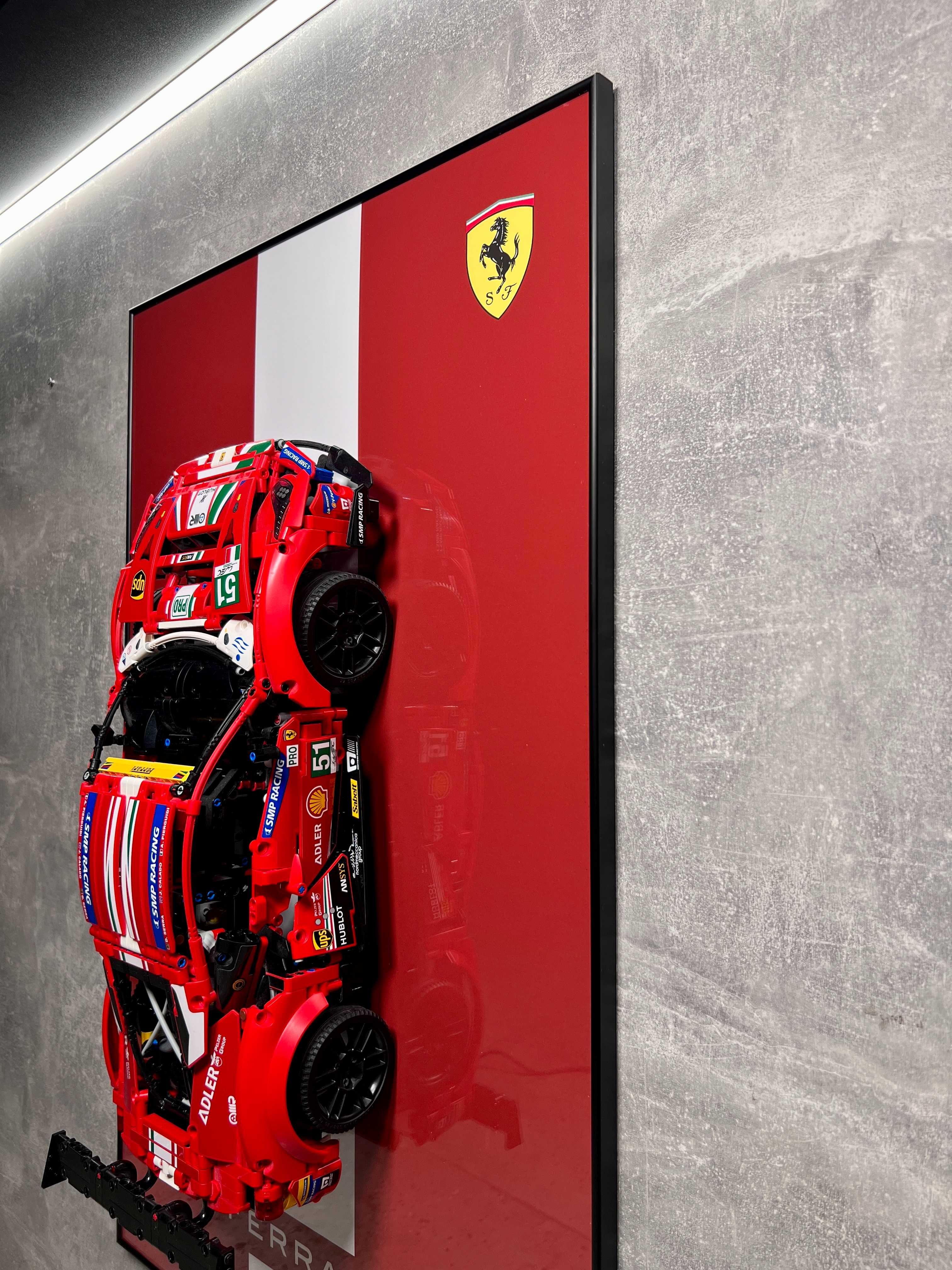 Арт Тримач Рамка LEGO Technic Ferrari 488 GTE AF 42125 Ферарі Лего ART