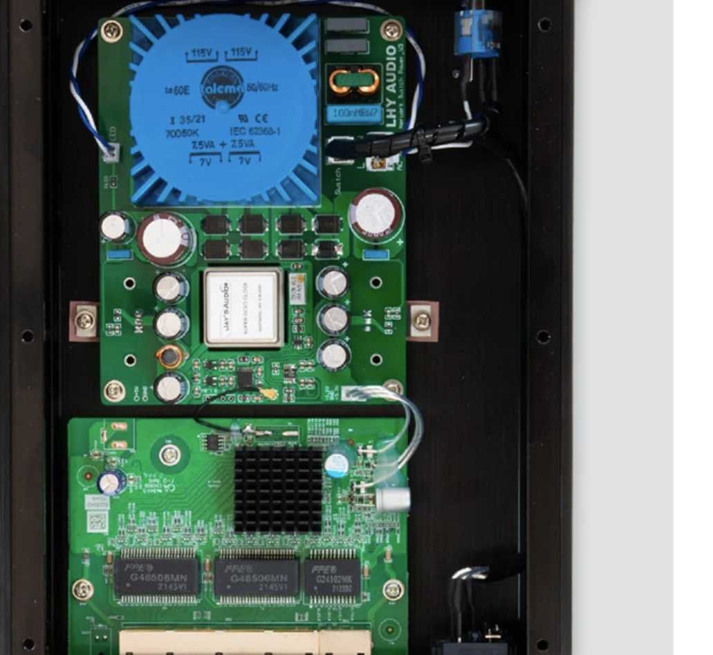 Switch LHY z oscylatorem OCXO JAY'S AUDIO
