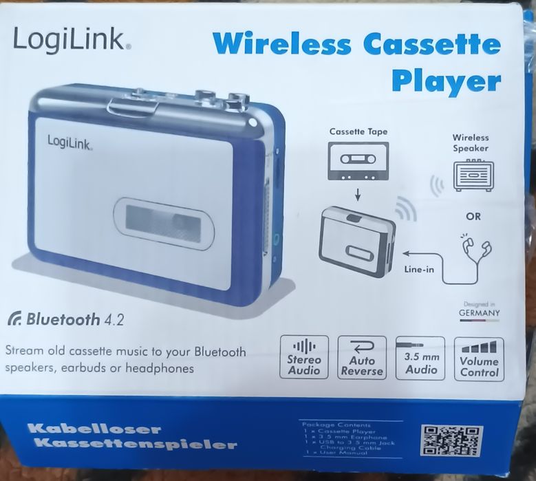 LogiLink UA0393 — кассетный Bluetooth-плеер