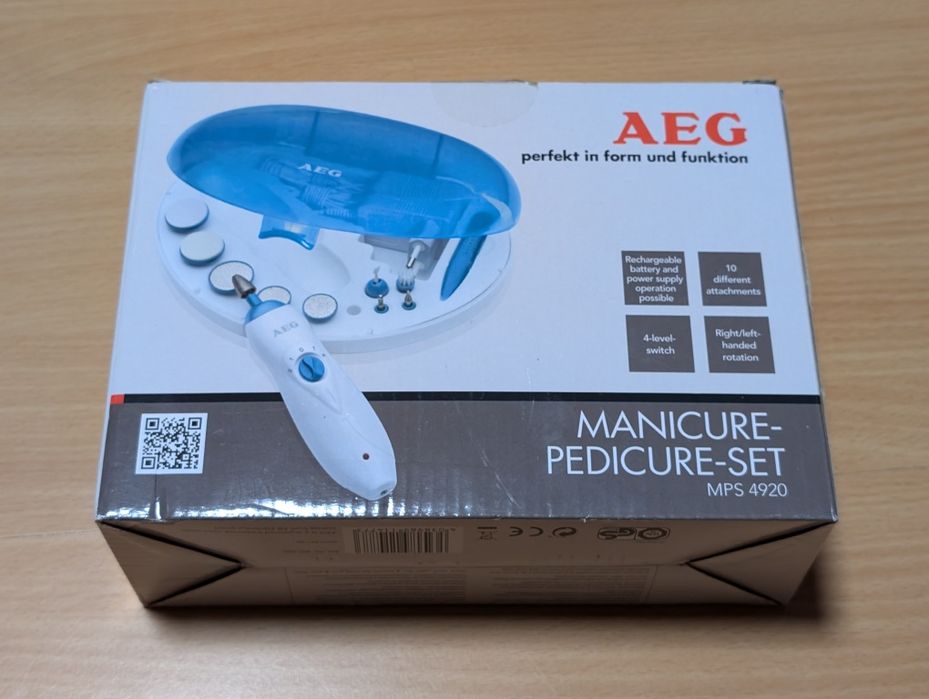 Zestaw do paznokci manicure AEG MPS 4920