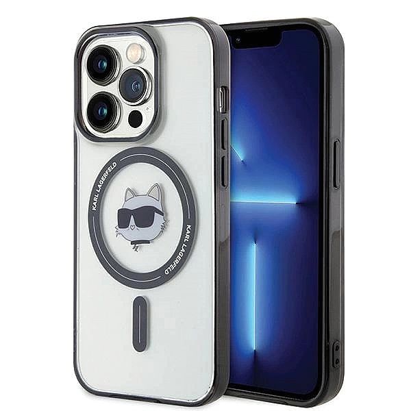 Etui Karl Lagerfeld IML Choupette's Head MagSafe na iPhone 15 Pro - pr