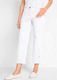B.P.C spodnie 7/8 białe damskie 40.