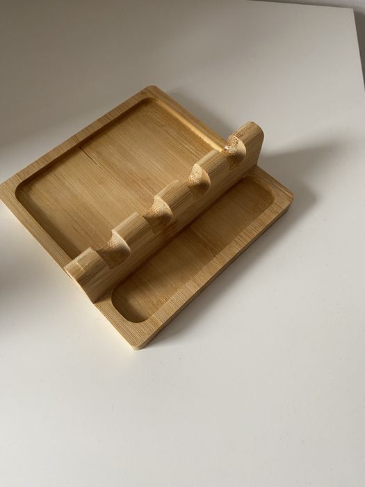 Bambusowa podkładka na łyżki