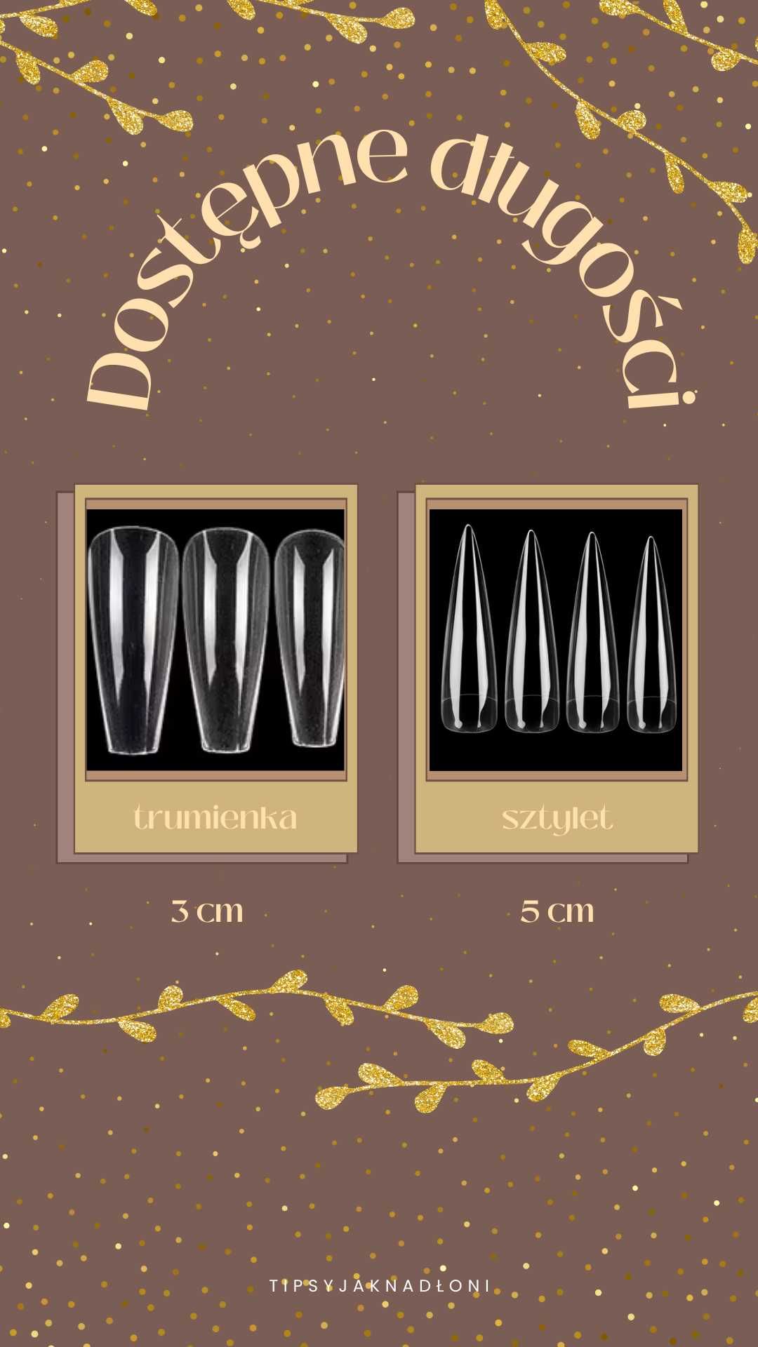 Press on Nails - Ręcznie malowane, spersonalizowane tipsy