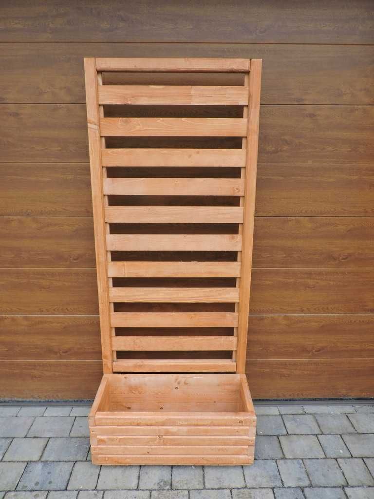 Donica z Pergolą Doniczka z Kratką zasłona na Balkon Parawan Pergola