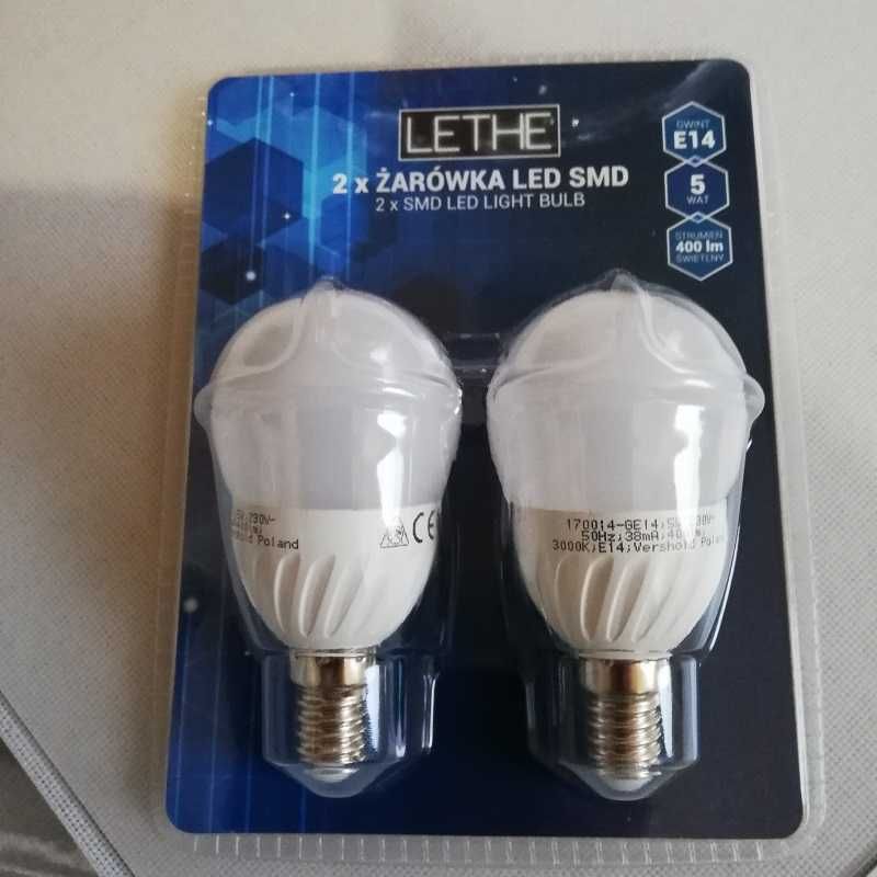 Żarówka żarówki LED 2 szt 5W E14