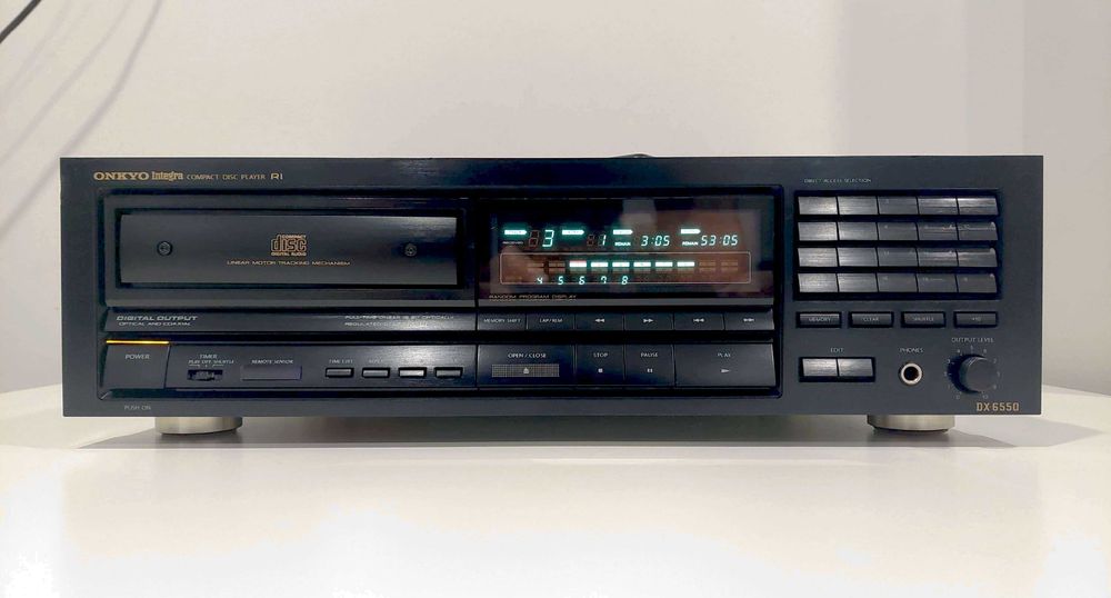 Leitor CD "High-End" ONKYO Integra DX-6550 (ACCU-PULSE DAC) + Comando