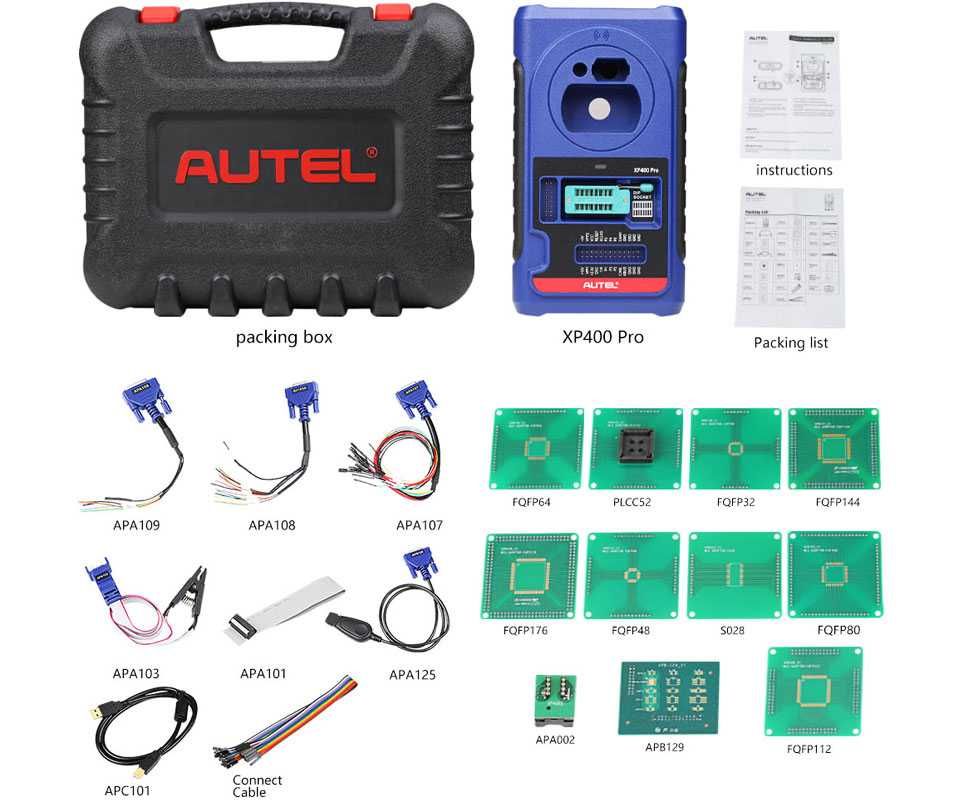 Autel XP400 PRO + IMKPA kit Programador + Adaptadores (NOVO)