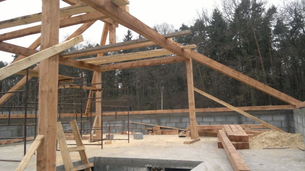 Kantówka, drewno iglaste