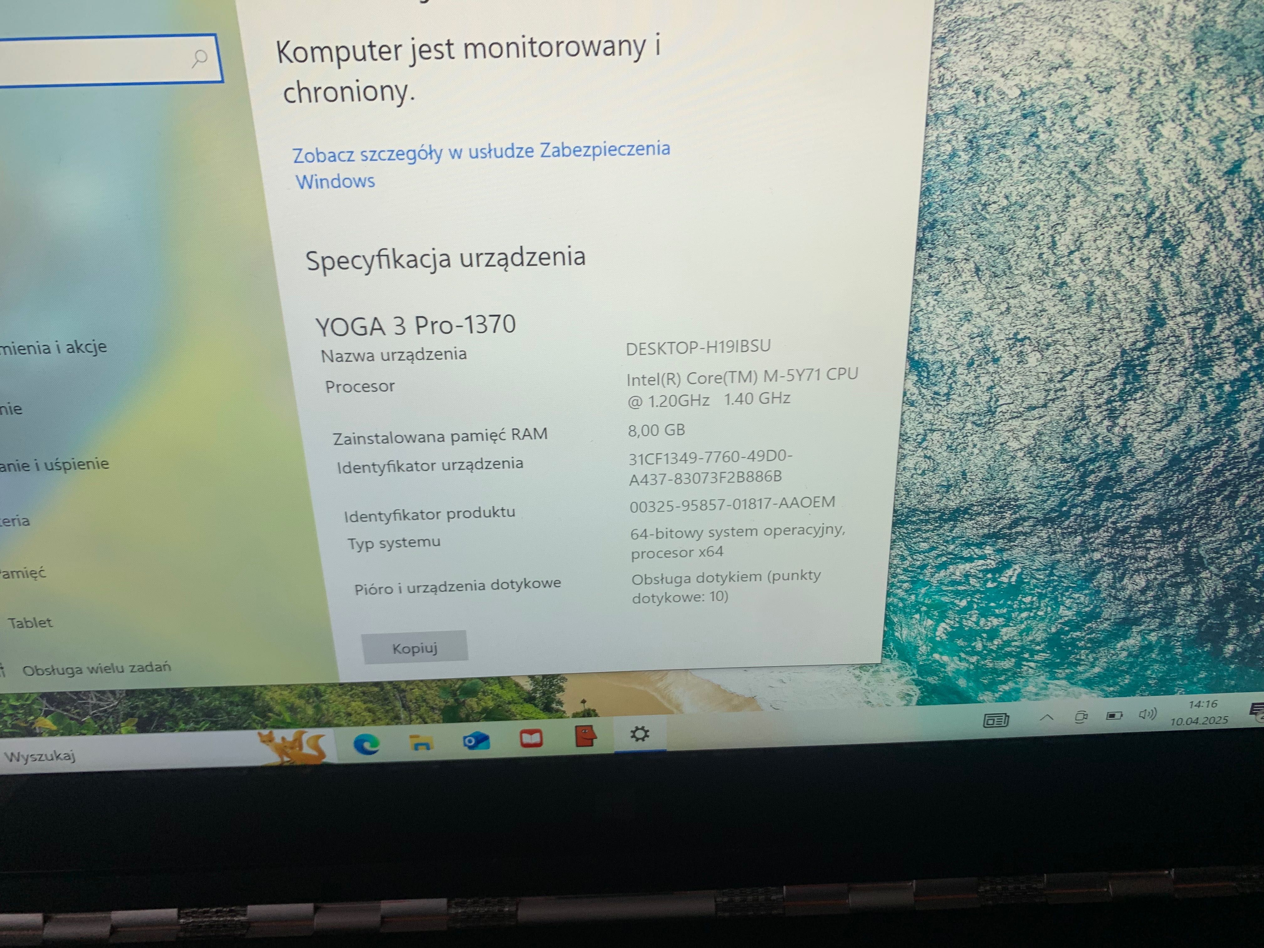 Lenovo Yoga 3 Pro 2ni1 paragon gwarancja