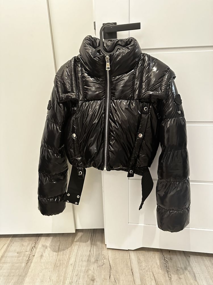 Kurtka puchowa moncler damska krotka S