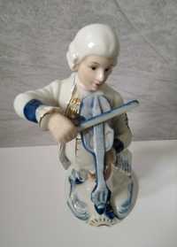 Stara Porcelana Figurka Skrzypce Niemcy