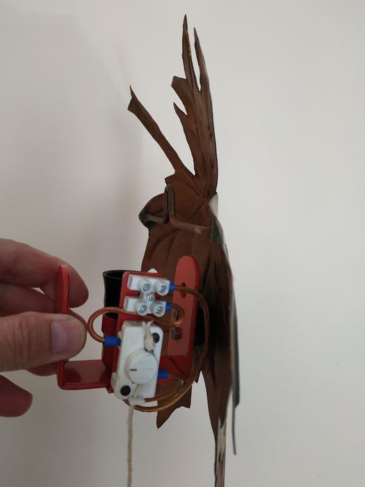 Kinkiet jesienny liść. Rękodzieło.