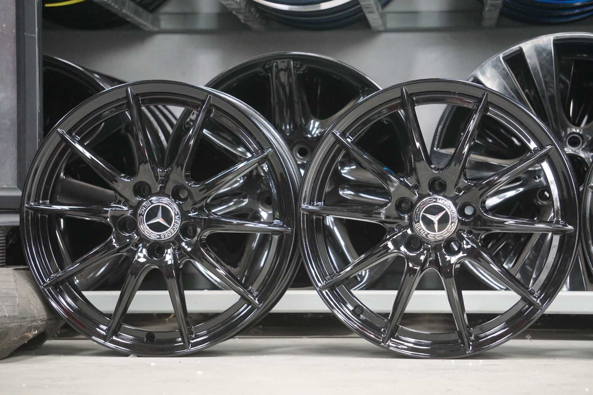 Alufelgi Mercedes W246 5x112 6.5Jx17 et49 czarny mega polysk