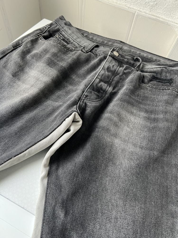 Calças ganga cinza Flare Denim Mnml