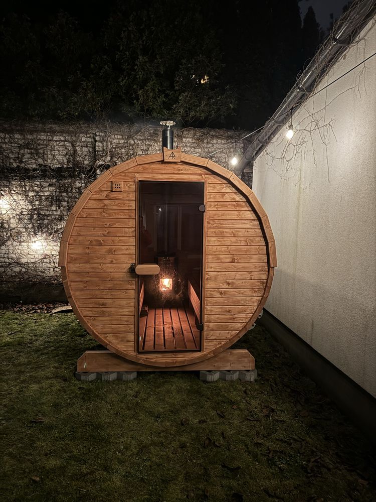 Sauna ogrodowa kompletna z piecem