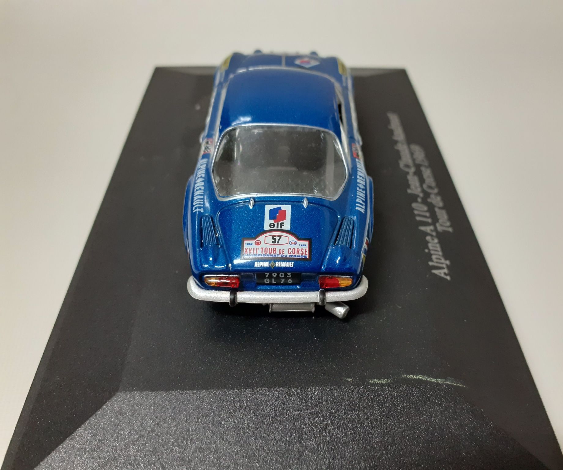 Miniatura Alpine A110 em escala 1/43