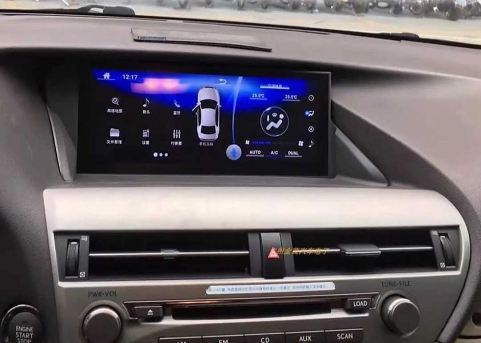 Штатная магнитола  для Lexus RX экран 10.25 год  2009-2015