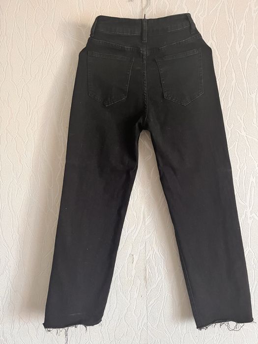 Джинси чорні прямі