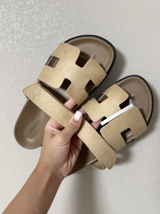 Шльопанці в стилі Herm** повна комплектаці Lux