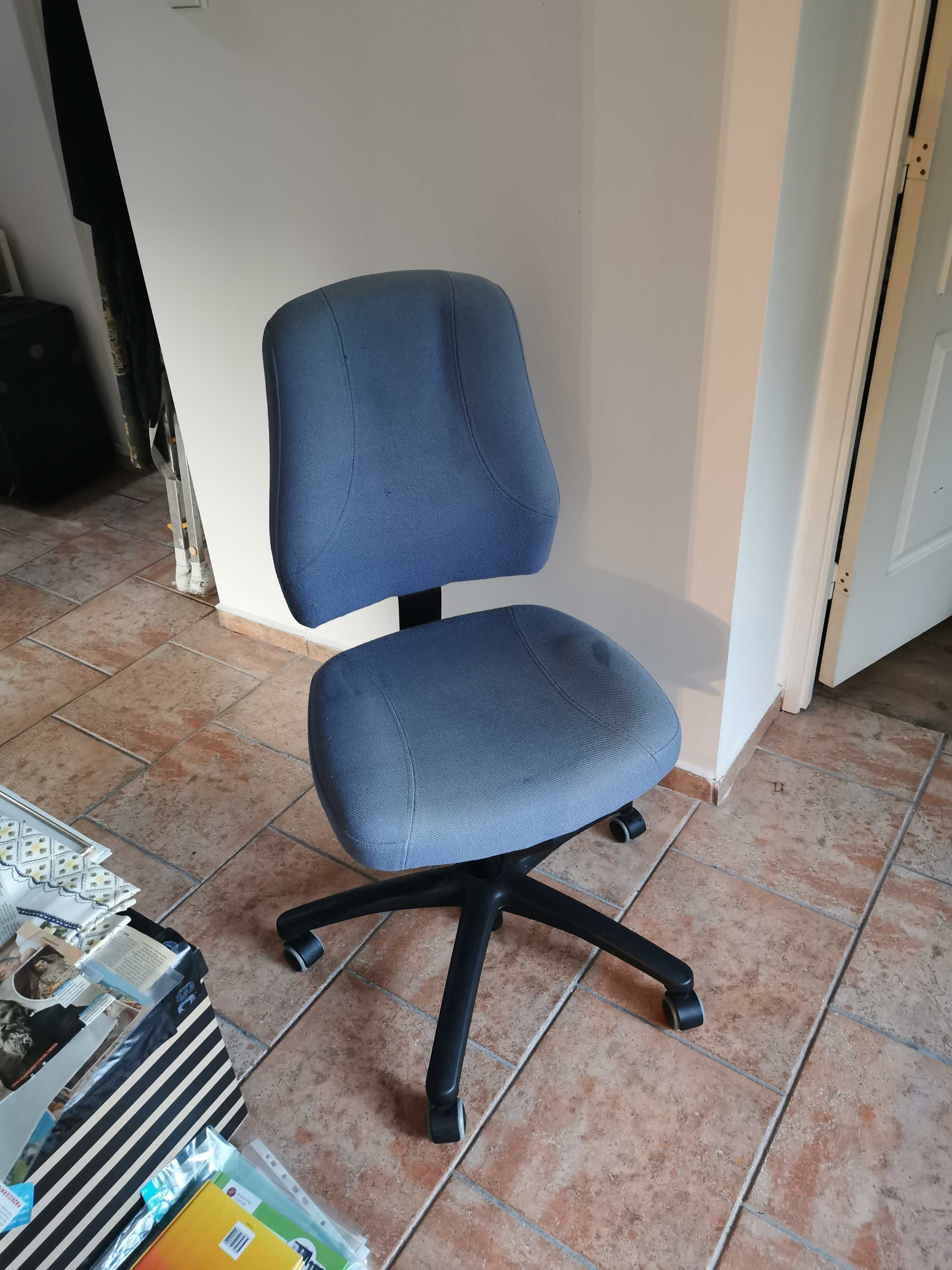 Krzesło do pracy fotel biurowy IKEA Verksam poszycie Wełna 100%