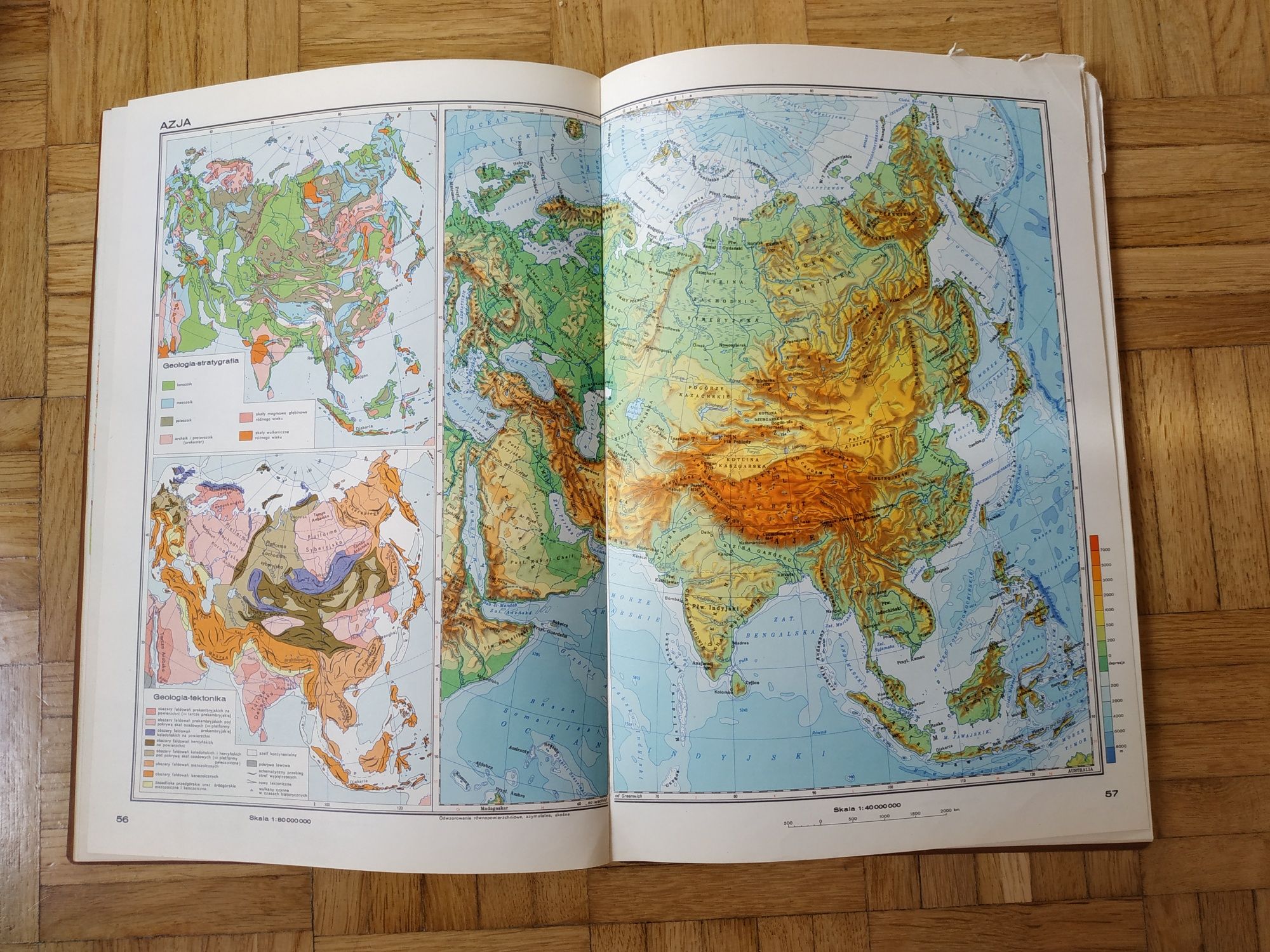 Atlas geograficzny, Państwowe Przedsiębiorstwo Wydawnictw... Mapy 1973